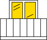 у балкона нет боковых стенок