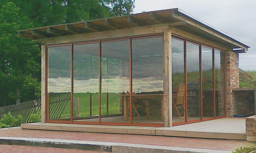 Остекление террасы