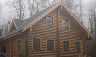 Пластиковые окна в деревянном доме